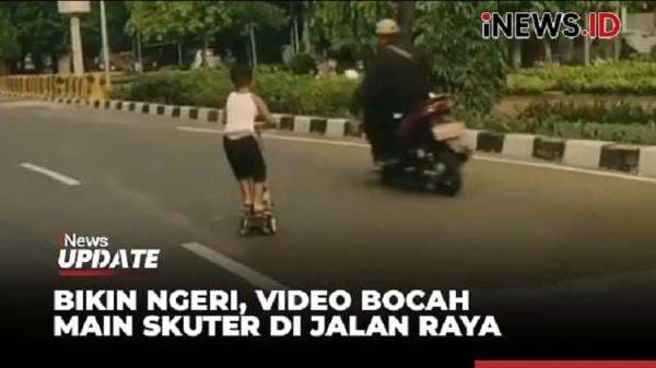 Viral Bocah Main Skuter di Tengah Jalan Raya, Orang Tuanya di Mana? Viral Bocah Main Skuter di Tengah Jalan Raya, Orang Tuanya di Mana?