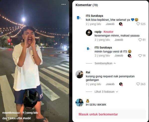 Viral Ekspresi Siswa Lolos UTBK 2025, Teriak di Tengah Jalan hingga Menangis saat Kerja Viral Ekspresi Siswa Lolos UTBK 2025, Teriak di Tengah Jalan hingga Menangis saat Kerja