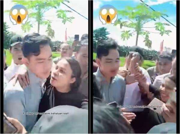 Viral Momen Emak-Emak di NTT Nyosor Mau Cium Gibran, Netizen: Untung Gak Digaplok Paspampres Viral Momen Emak-Emak di NTT Nyosor Mau Cium Gibran, Netizen: Untung Gak Digaplok Paspampres