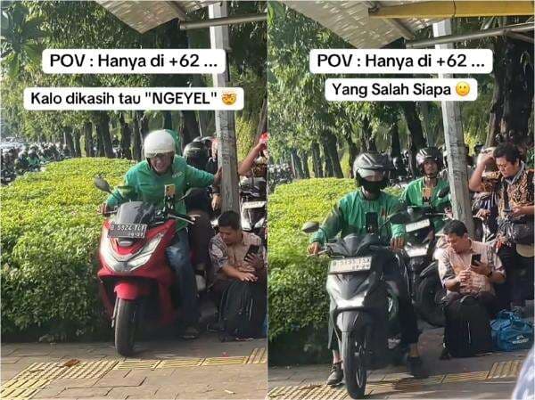 Viral Pemotor Berjamaah Serobot Jalur Trotoar, Malah Marahi Bapak-Bapak yang Sedang Duduk Viral Pemotor Berjamaah Serobot Jalur Trotoar, Malah Marahi Bapak-Bapak yang Sedang Duduk