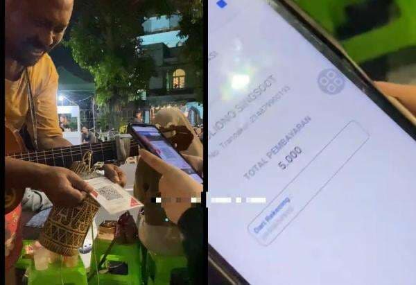 Viral Pengamen Terima Uang Pakai QRIS, Netizen: Udah Nggak Ada Alasan Tak Punya Recehan! Viral Pengamen Terima Uang Pakai QRIS, Netizen: Udah Nggak Ada Alasan Tak Punya Recehan!