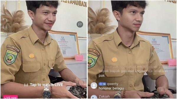 Viral Pria Berpakaian Dinas Live TikTok di Jam Kerja, TKP Kantor Setdakab Balangan Kalsel Viral Pria Berpakaian Dinas Live TikTok di Jam Kerja, TKP Kantor Setdakab Balangan Kalsel