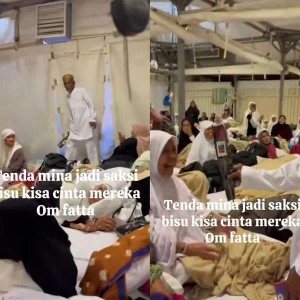 Viral Seorang Kakek Beri Bunga ke Istri di Tenda Mina, Tuai Pro dan Kontra Warganet Viral Seorang Kakek Beri Bunga ke Istri di Tenda Mina, Tuai Pro dan Kontra Warganet
