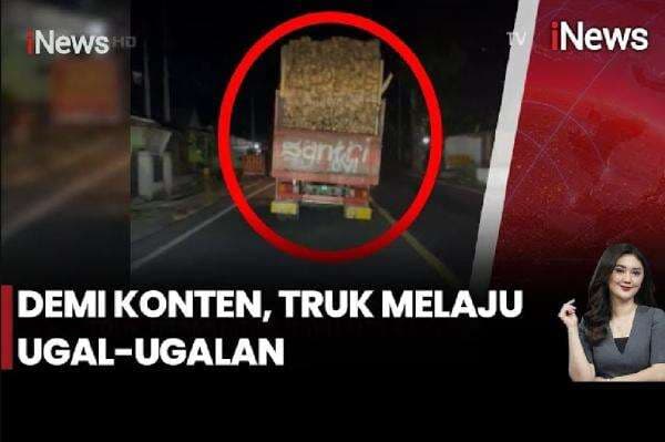 Viral Truk Jalan Zigzag demi Konten di Lumajang, Sopir Kini Diburu Polisi Viral Truk Jalan Zigzag demi Konten di Lumajang, Sopir Kini Diburu Polisi