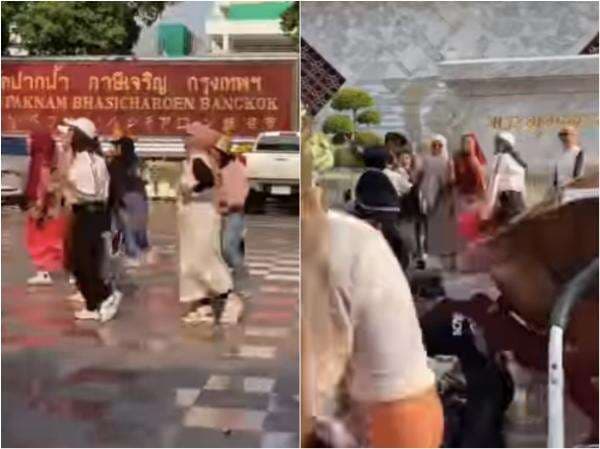 Viral Turis Indonesia Berjoget di Kuil Suci Wat Paknam Thailand, Tuai Kecaman Netizen Viral Turis Indonesia Berjoget di Kuil Suci Wat Paknam Thailand, Tuai Kecaman Netizen