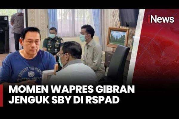 Wapres Gibran Jenguk SBY di RSPAD, Kondisi Kesehatan Berangsur Membaik Wapres Gibran Jenguk SBY di RSPAD, Kondisi Kesehatan Berangsur Membaik