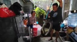 Warga Badung Bali Digegerkan Kemunculan Ular Piton di Instalasi Pompa Air
