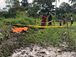  Warga Lebak Dihebohkan Penemuan Mayat di Persawahan Usai Banjir   