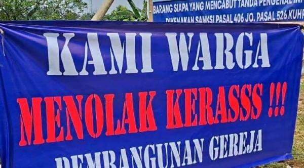 Viral Warga Depok Tolak Pembangunan Gereja, Klaim Tak Diajak Mediasi Viral Warga Depok Tolak Pembangunan Gereja, Klaim Tak Diajak Mediasi