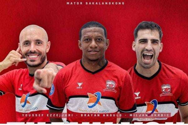 Madura United Lepas Tiga Pemain Asing, Siap Datangkan Bintang Baru jelang Liga 1 2025-2026! Madura United Lepas Tiga Pemain Asing, Siap Datangkan Bintang Baru jelang Liga 1 2025-2026!