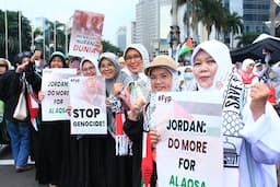 Pemuda Indonesia Tuntut Yordania dan Mesir Buka Perbatasan untuk Kemanusiaan