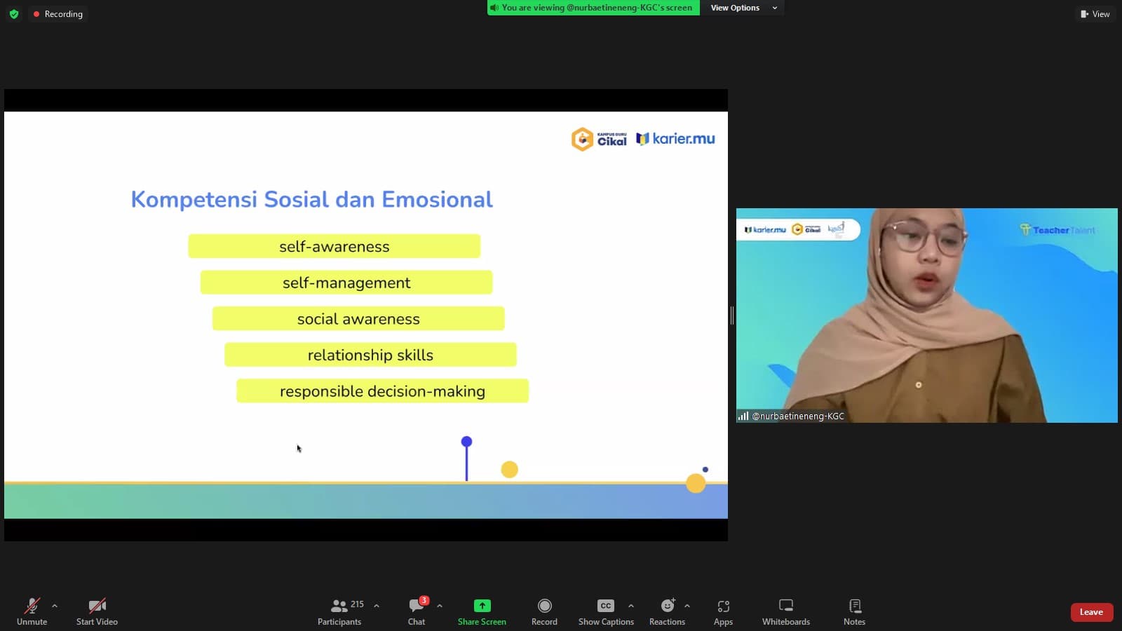 KGSB dan TeacherTalent Bekali Manajemen Kelas dan Emosi bagi Guru KGSB dan TeacherTalent Bekali Manajemen Kelas dan Emosi bagi Guru